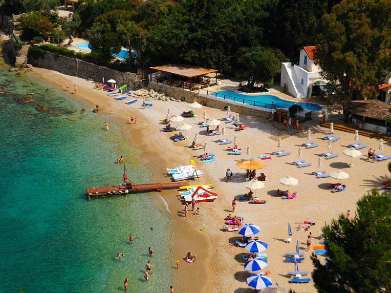 อโครติริ บีช Hotel ปาเลโอกัสไตรซา ภายนอก รูปภาพ The beach of Tolo
